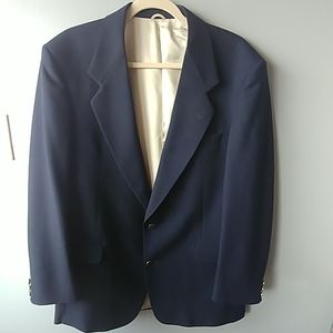 Mens Navy Blue dress suit jacket Size L